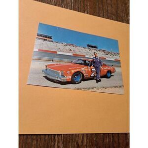 Vintage Benny Parsons #72 NASCAR Postcard STP GN Champ Racing Pictorial 5x7